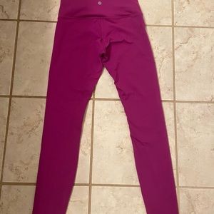 Lululemon Align Pants Raspberry Sz 6